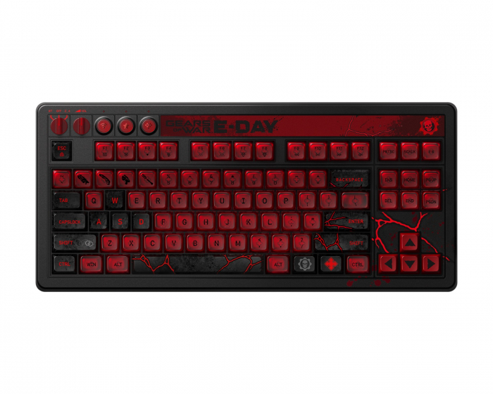 8Bitdo Retro 87 Mekaaninen Näppäimistö ANSI - Gears of War E-Day Edition