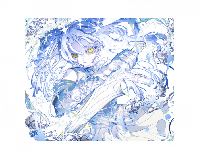 Hachiware Ice Glass Hiirimatto