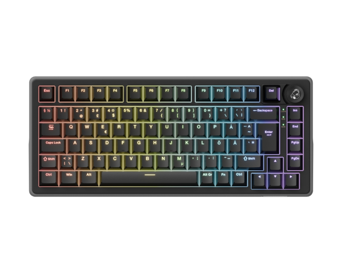 Ducky OK-HE-75 - 75% mekaaninen näppäimistö - Nordic ISO - [Haimu HE Switch]