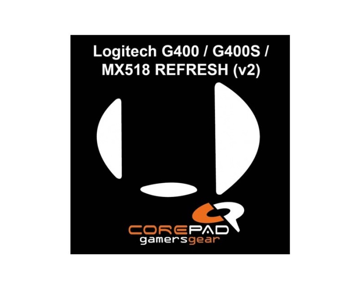 Corepad Skatez Logitech G400 / G400S / MX518(v2) -hiiren vaihtotassut