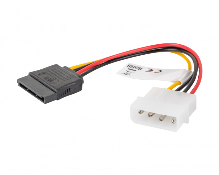 Lanberg Molex (Uros) -> SATA (Naaros) Kaapeli 15cm