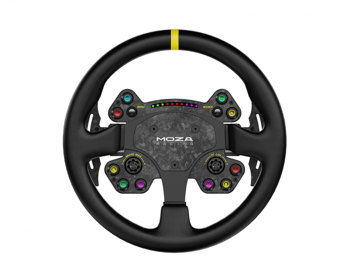 Moza Racing RS v2 Steering Wheel Round Leather - 33cm Rattiohjain (DEMO)