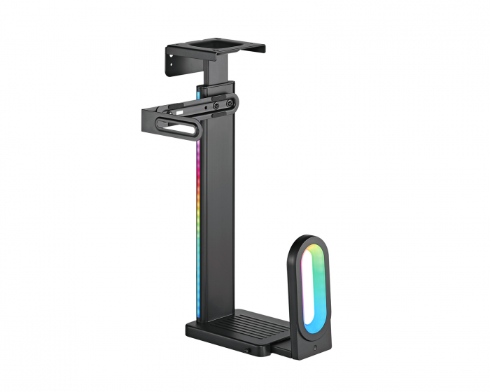 MaxMount PC Holder for Desk or Wall with RGB Lighting - Tietokone Teline (DEMO)