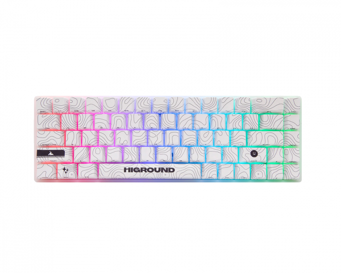 Higround SNOWSTONE Base 65 Hotswap Gaming Näppäimistö - ANSI [White Flame] (DEMO)