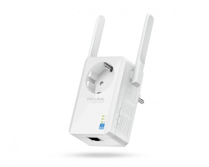 TP-Link TL-WA860RE Wi-Fi Range Extender with AC Passthrough, 300Mbps Wi-Fi-alueen laajennin (DEMO)