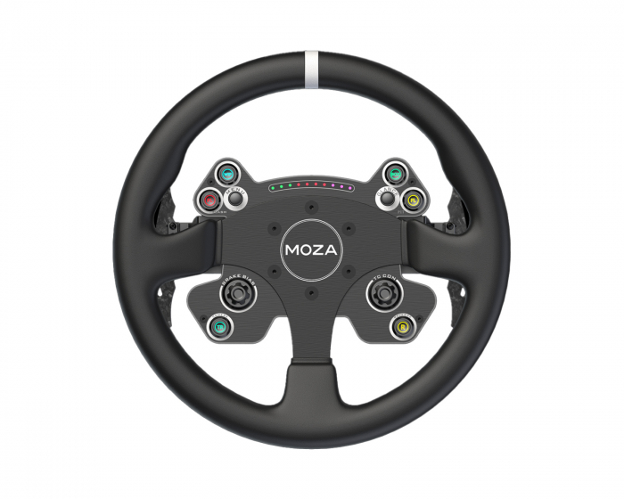 Moza Racing CS V2P Leather Steering Wheel - 33cm Racing-ohjauspyörä (DEMO)