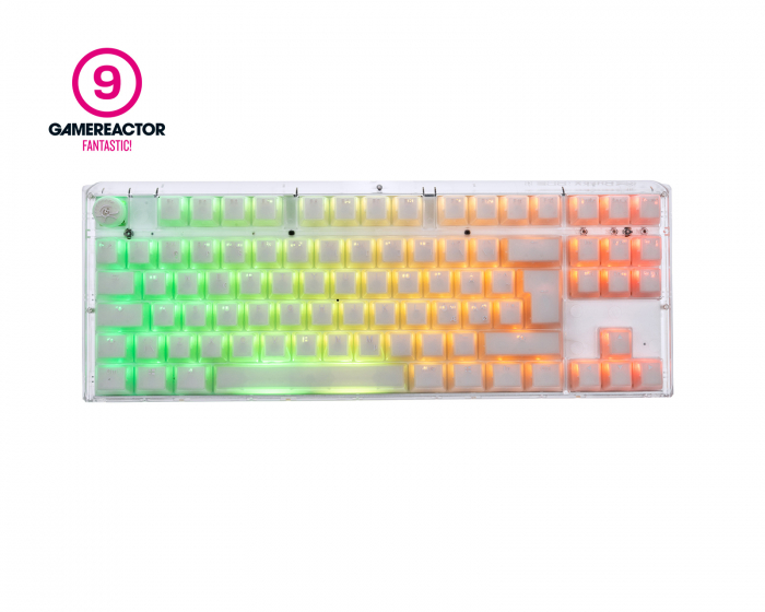 Ducky ONE 3 TKL Aura White RGB Hotswap Näppäimistö [MX Red] (DEMO)