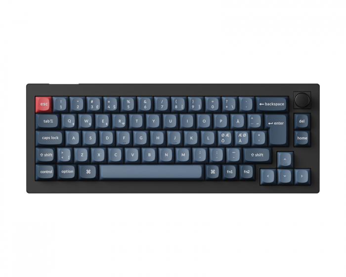 Keychron V2 Max 65% QMK RGB Hotswap Langaton Näppäimistö [Gateron Jupiter Brown] - ISO (DEMO)