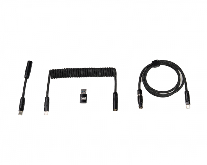 Wooting Coiled USB-C Kaapeli - Stealth (DEMO)