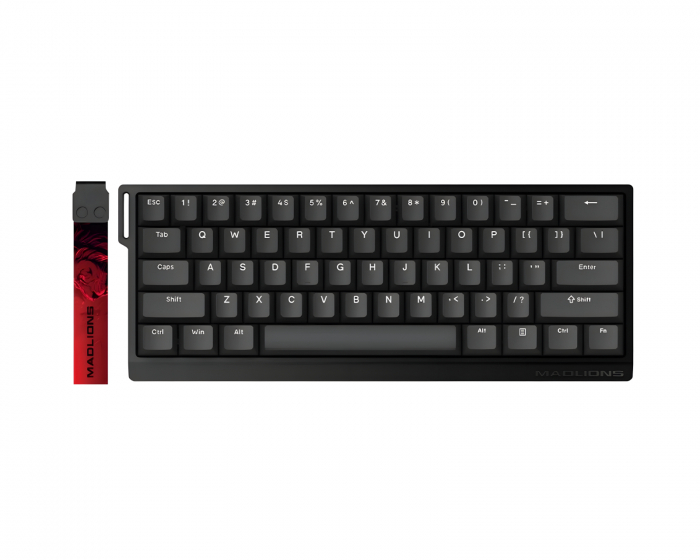 FGG MAD60 HE Flagship Näppäimistö ANSI [Magnetic Amber Pro] - Musta (DEMO)