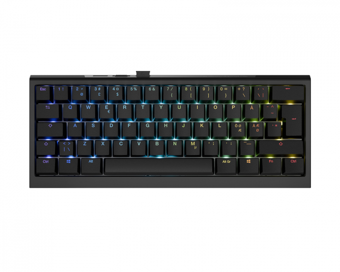 Ducky One X Mini 60% Langaton Pelinäppäimistö - Musta (DEMO)