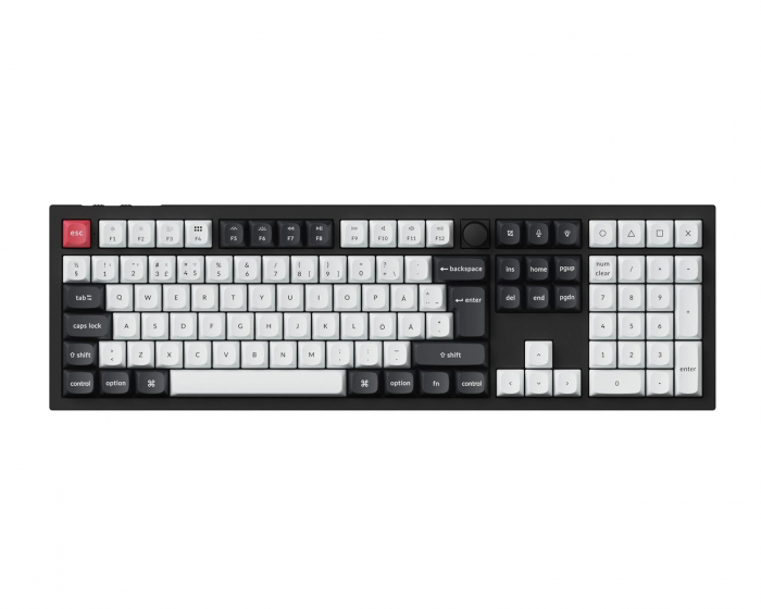 Keychron Q6 HE RGB Hotswap ISO Näppäimistö [Nebula Linear] - Musta (DEMO)