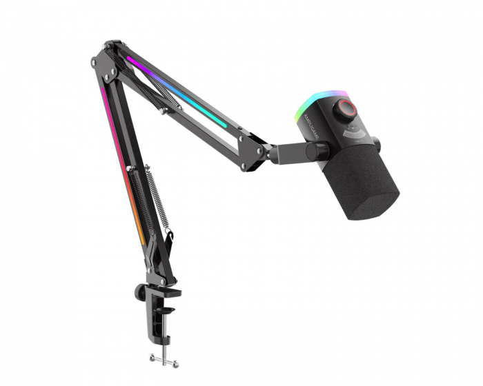 Fifine AmpliGame AM8PROT Mikrofoni puomivarrella - Musta (DEMO)