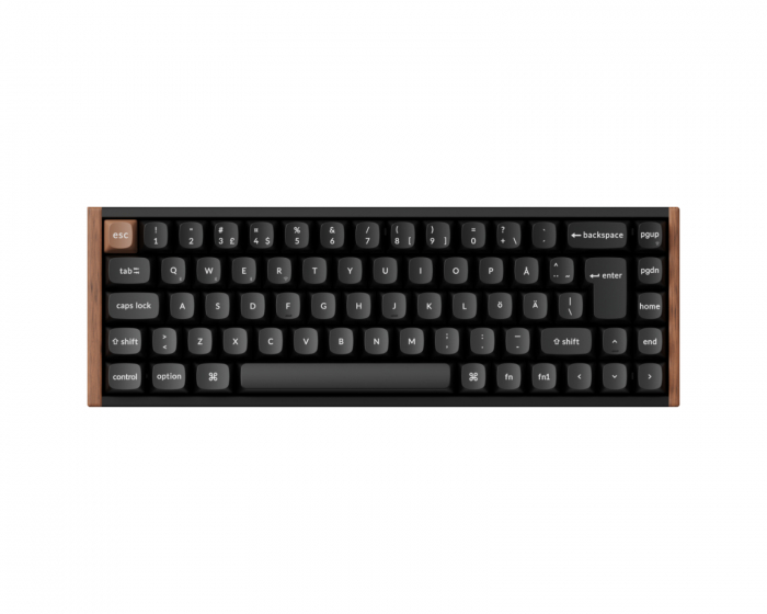 Keychron K6 HE SE Langaton QMK-näppäimistö [Gateron 2.0 Purple Magnetic Switch] - Wood Black (DEMO)