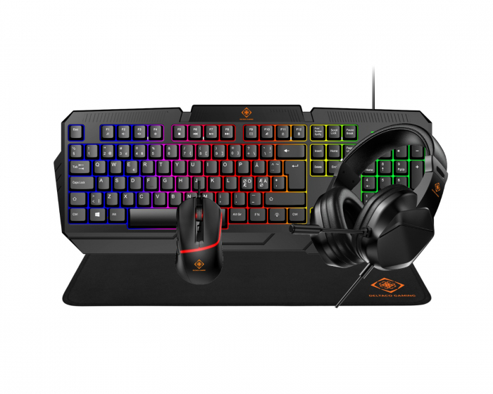 Deltaco Gaming 4-In-1 Gaming Bundle -pelitarvikepakkaus (DEMO)