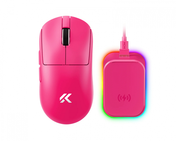 MCHOSE A7 V2 Ultra Plus Langaton Hiiri - Rose Red (DEMO)