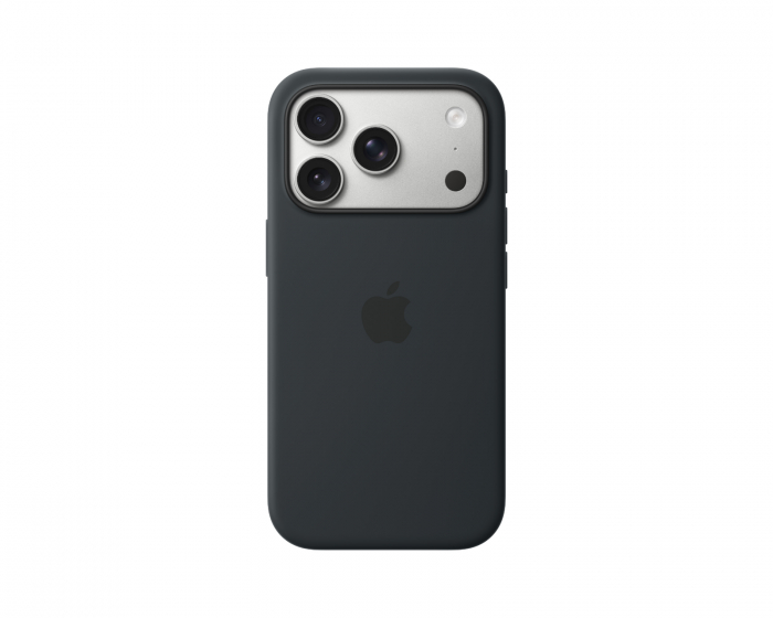Apple iPhone 17 Pro -silikonikuori MagSafella - Musta (DEMO)