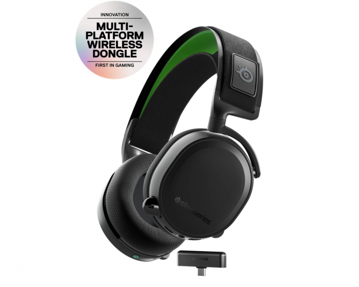 SteelSeries Arctis 7X+ Langattomat Pelikuulokkeet - Musta (Refurbished)