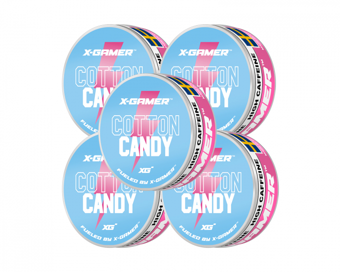 X-Gamer Pouch Energy - Cotton Candy (5 kpl)