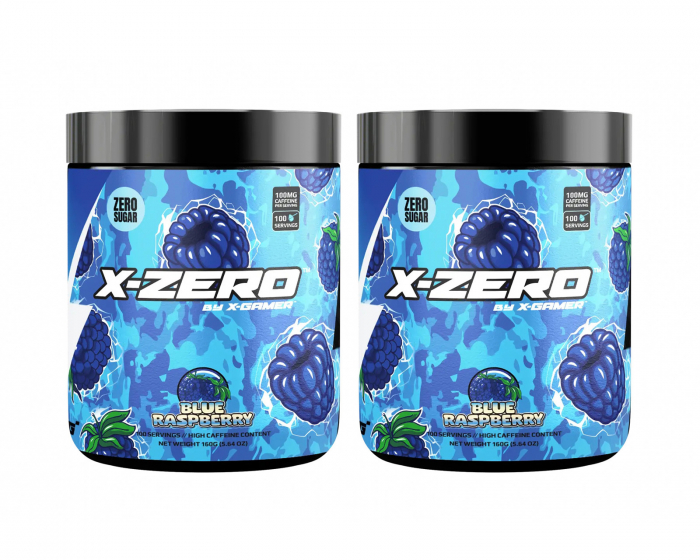 X-Gamer X-Zero Blueraspberry - 2 x 100 Annos