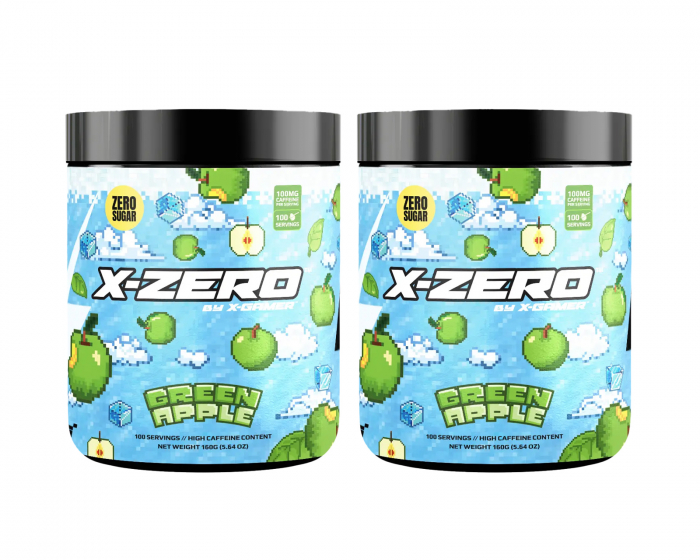 X-Gamer X-Zero Green Apple - 2 x 100 Annos