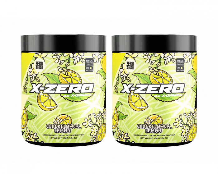 X-Gamer X-Zero Elderflower Lemon - 2 x 100 Annos
