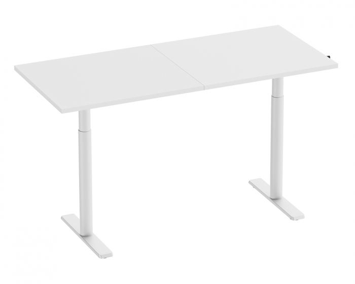 MaxMount Säädettävä Työpöytä 1600x700mm - Valkoinen