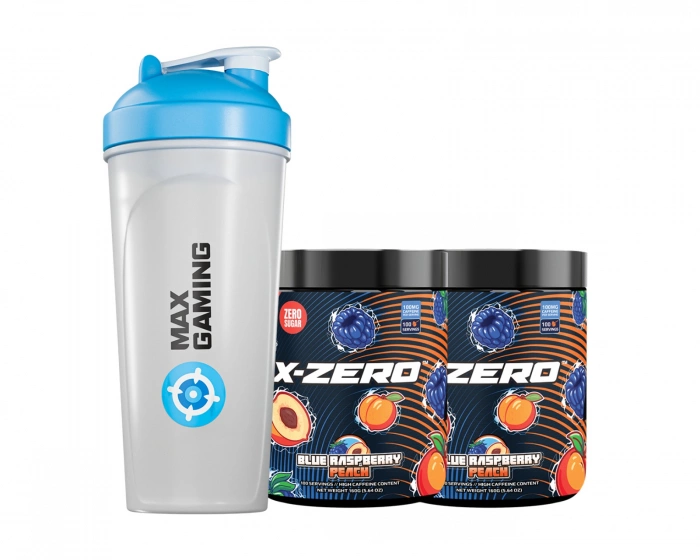 X-Gamer X-Zero Blue Raspberry Peach - 2 x 100 Portioner
