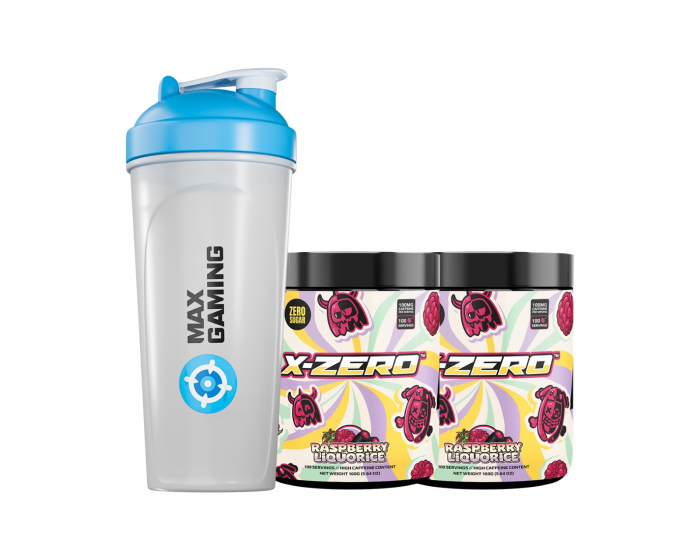 X-Gamer X-Zero Raspberry Liquorice - 2 x 100 Annos + Shaker