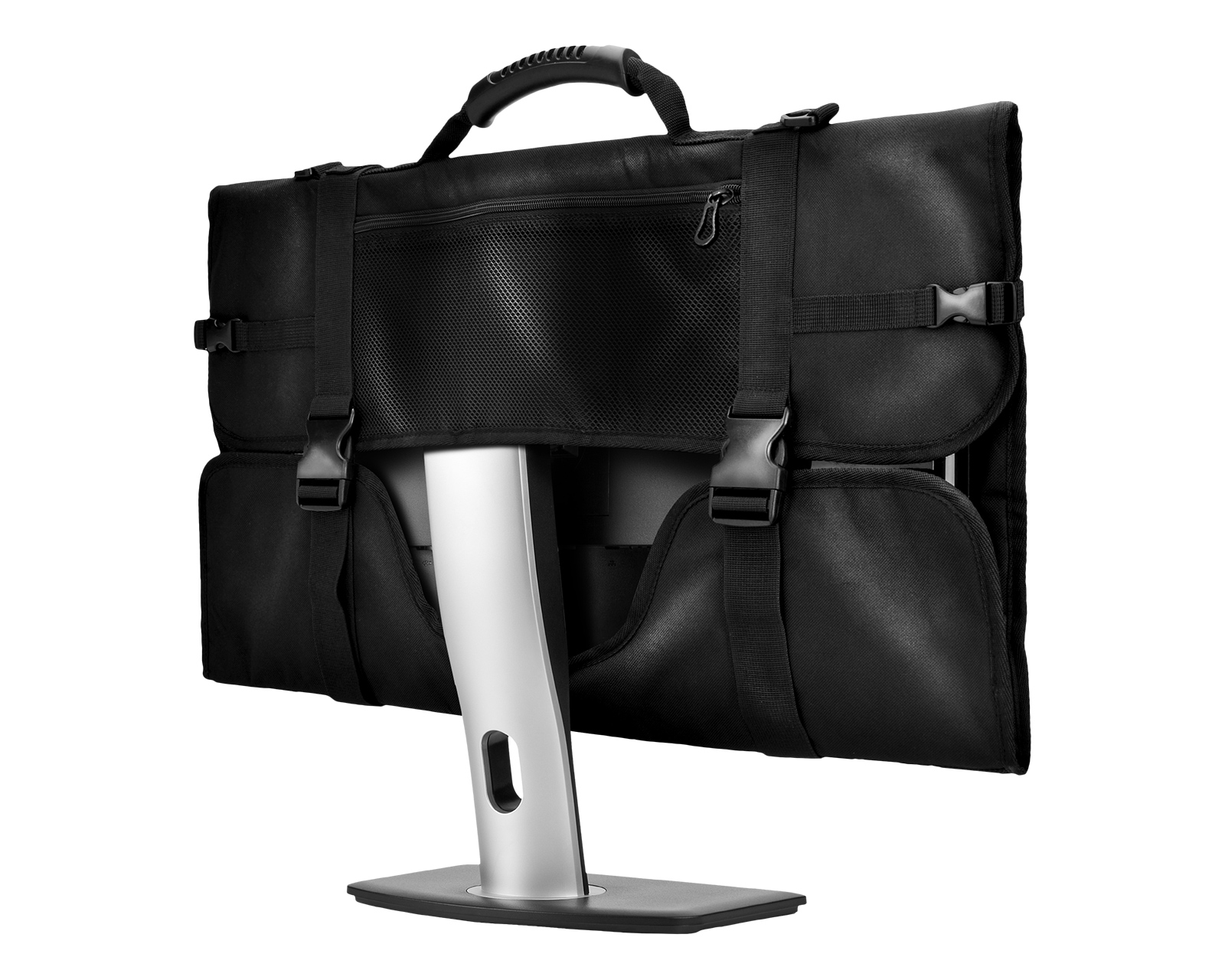 Deltaco Gaming Monitor Carrying Bag with Pockets for Accessories XL