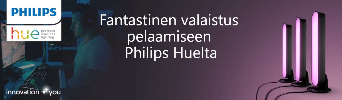 Paranna pelikokemustasi Philips Hue -sivustolla osoitteessa MaxGaming.fi