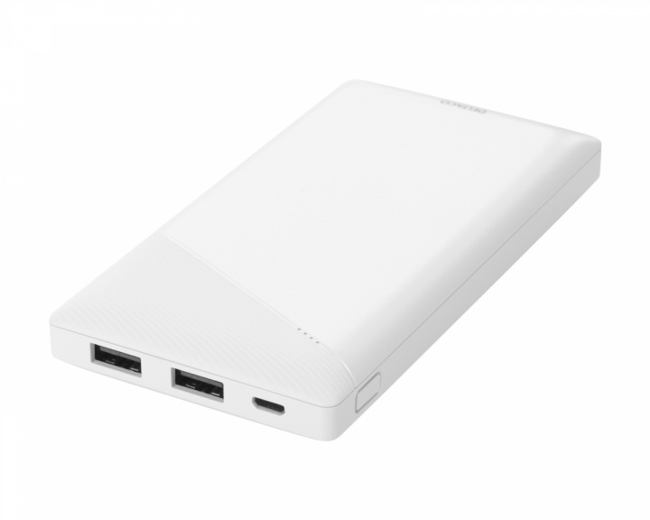 Deltaco 10000 mAh Powerbank - Valkoinen