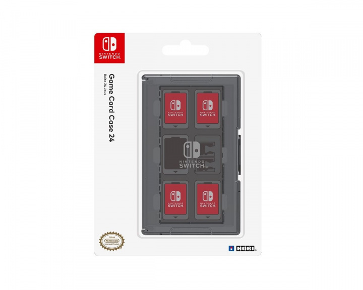 Hori Game Card Case -suojakotelo 24:lle Nintendo Switch -Pelille Musta