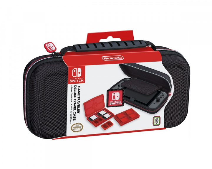 Nintendo Game Traveler Deluxe Travel Case Musta