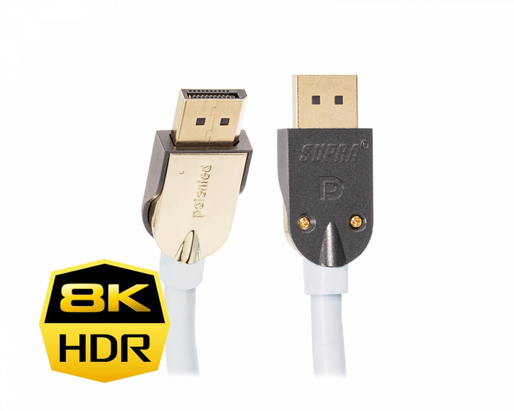 Supra DisplayPort Kaapeli DP-DP 8K HDR - 1 meter