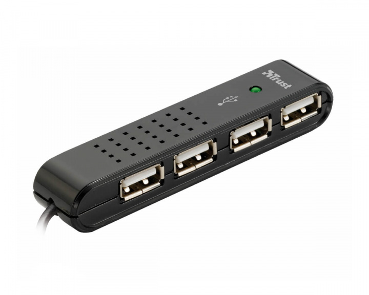 Trust Vecco 4-porttinen USB-Hubi Mini 2.0