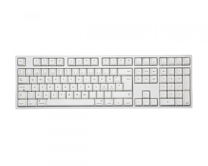 Varmilo VA109Mac Valkoinen PBT Valkoinen LED Näppäimistö [MX Red] (MAC)