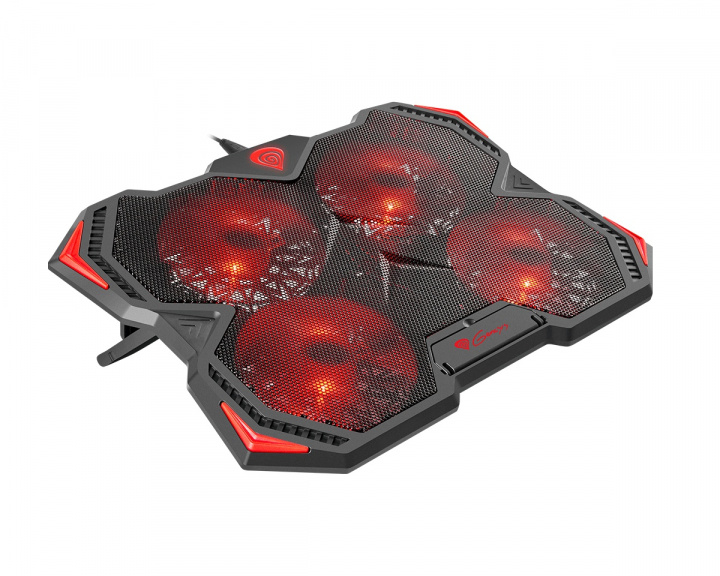 Genesis Oxid 250 LED 2 USB -kannettavan jäähdytysalusta