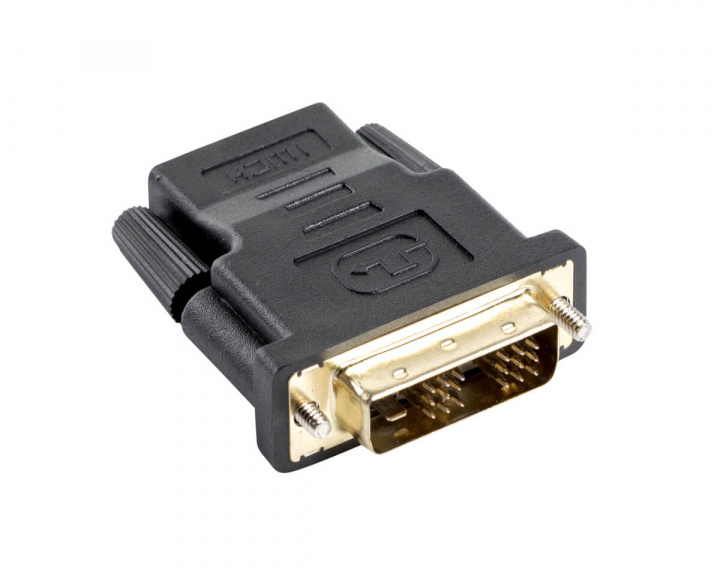 Adapteri HDMI Naaras - DVI-D Uros ryhmässä Tietokonetarvikkeet / PC-kaapelit & adapterit / Adapterit @ MaxGaming (12795)