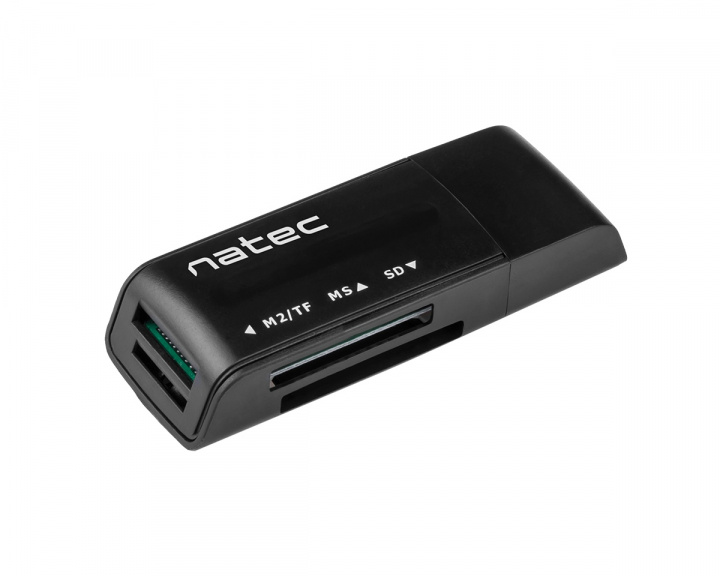 Natec ANT3 All-in-One Card Reader USB 2.0 -Muistikortinlukija