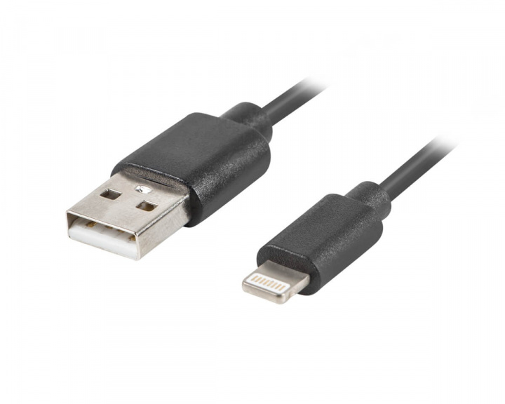 Lightning Jatkokaapeli - Lightning - USB 1.8 m Musta ryhmässä Tietokonetarvikkeet / PC-kaapelit & adapterit / USB kaapelit @ MaxGaming (13580)
