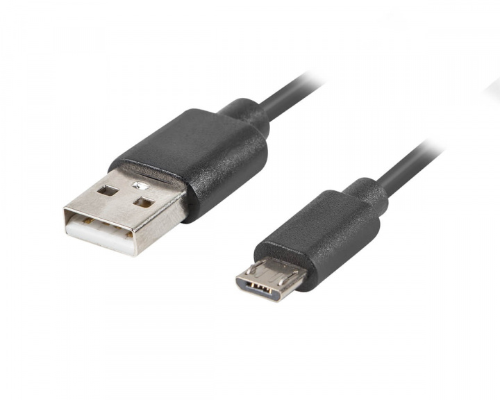 Lanberg USB 2.0 Kaapeli MICRO-B - USB 1.8m QC 3.0 Musta