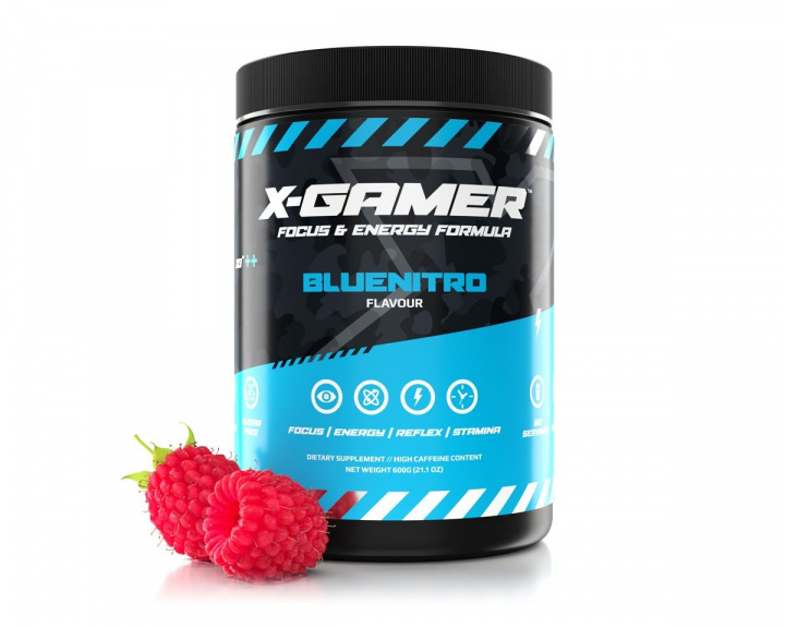 X-Gamer 600g X-Tubz Bluenitro - 60 Annosta