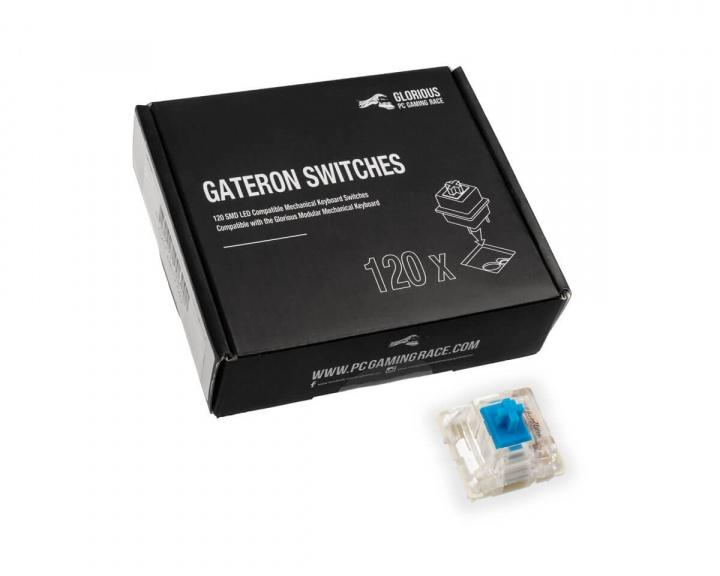 GMMK Gateron Blue -Kytkimet ryhmässä Tietokonetarvikkeet / Näppäimistöt / Custom näppäimistö / Switches @ MaxGaming (14358)