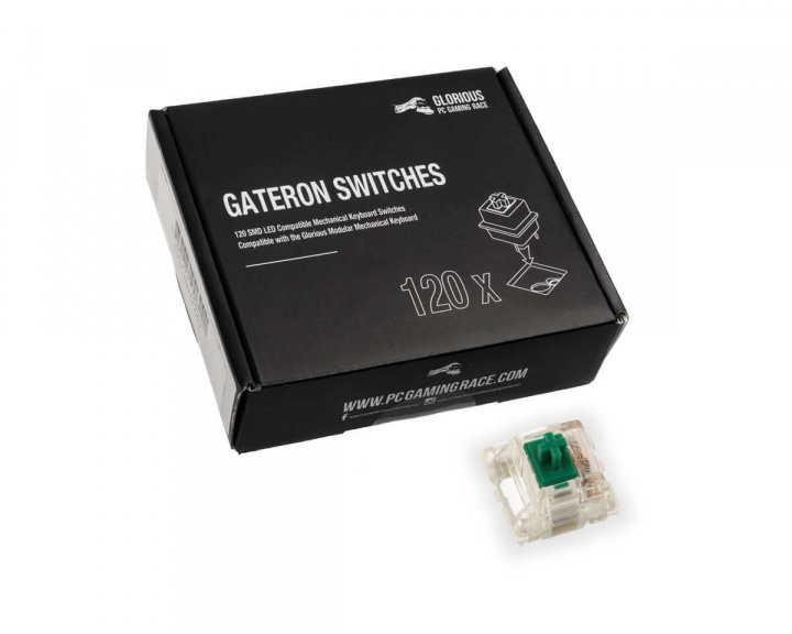 GMMK Gateron Green -Kytkimet ryhmässä Tietokonetarvikkeet / Näppäimistöt / Custom näppäimistö / Switches @ MaxGaming (14360)