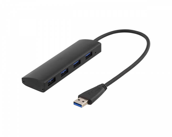 Deltaco USB 3.1 Hubi USB-C 4x USB Tyyppi A Naaras