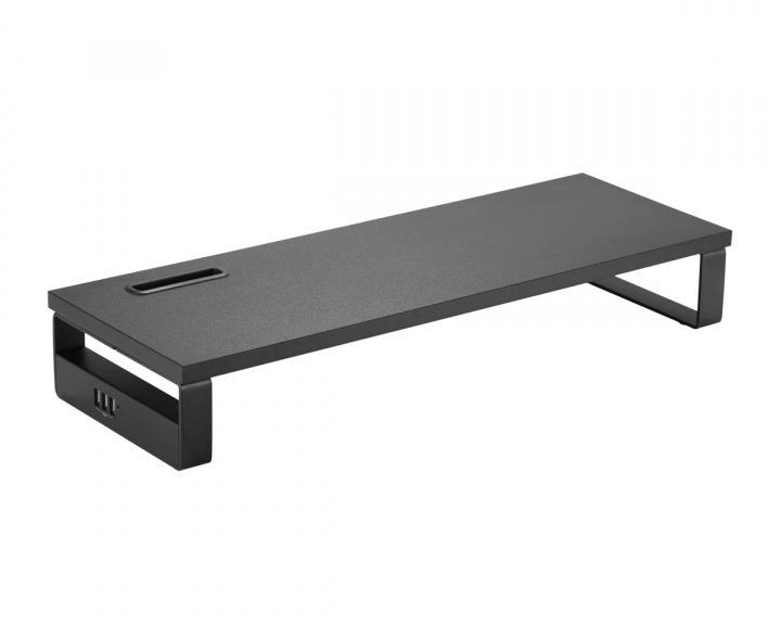 MaxMount USB 2.0 Hub -toiminnolla varustettu alusta tietokoneen näytölle