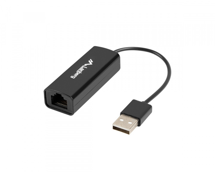 USB 2.0 LAN -sovitin RJ45 100MB ryhmässä Tietokonetarvikkeet / PC-kaapelit & adapterit / Adapterit @ MaxGaming (14744)