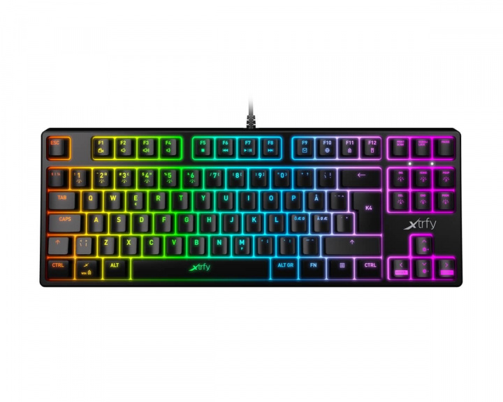 Cherry Xtrfy K4 RGB TKL Mekaaninen pelinäppäimistö [Kailh Red]