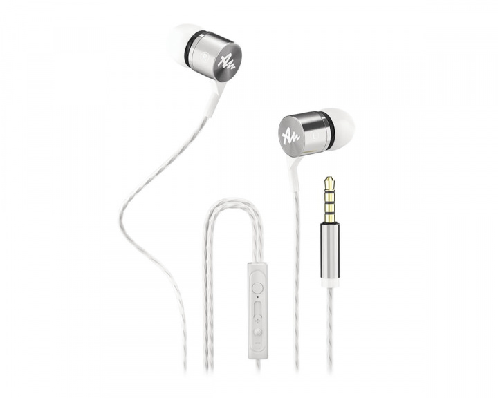 Audictus In-Ear Headset Explorer 2.0 Valkoinen